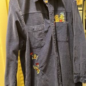Disney corduroy shirt with Jiminy in green xl